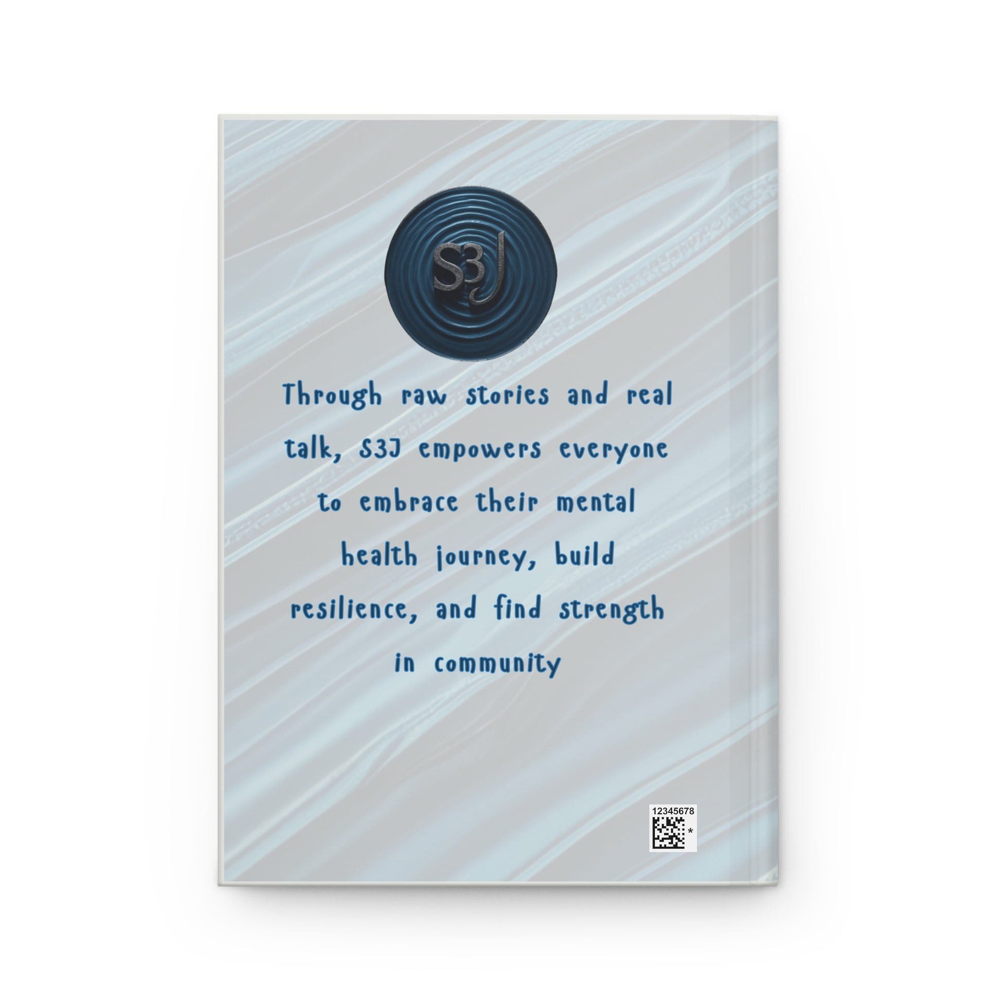 Hardcover Journal for Mental Health Reflections, Self-Discovery Diary, Wellness Journal, Mindfulness Book